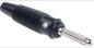 Preview: Bananenstecker BUELA 30K SW 4mm schwarz Hirschmann